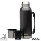 iCOOL 34 oz. Double Wall, Stainless Steel Water Bottle