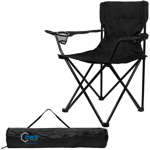 Folding 600D Polyester Travel Chair – Adult Size - T104 - Martini Incentives