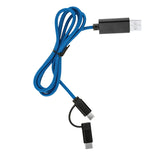 3-in-1 Braided Charging Cable CA1131 - Martini Incentives