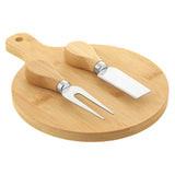 Regala Mini Bamboo Cheese Board Knife Set CHZBRD66 - Martini Incentives