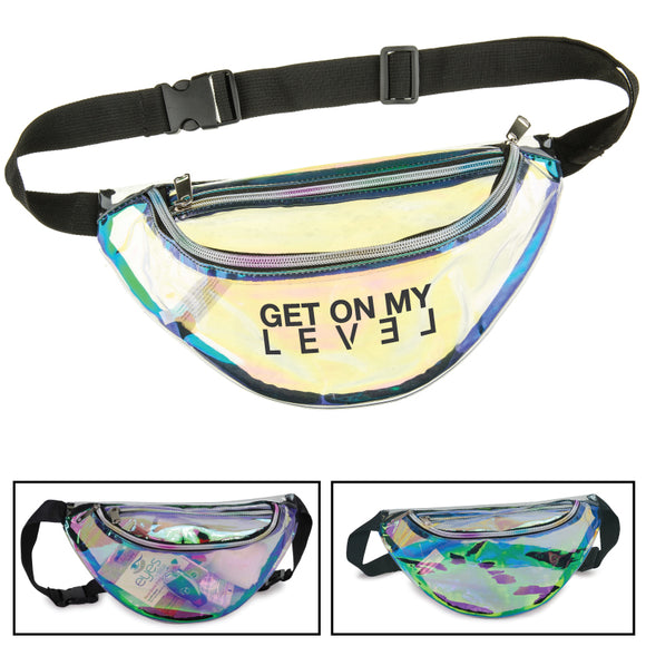 Clear Reflective Holographic Fanny Pack W19 - Martini Incentives
