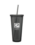 20 oz Acrylic Double Walled Tumbler with Straw [Corporate Sales] - Martini Incentives