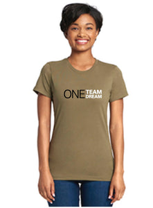 One Team Ladies Next Level 4 oz Short Sleeve T-Shirt [Corporate Sales] - Martini Incentives
